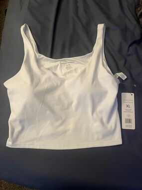Harmony Balance NWT White Yoga Crop Top